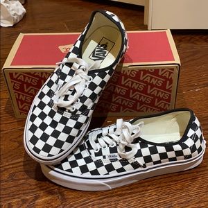 Checkered Vans Authentic